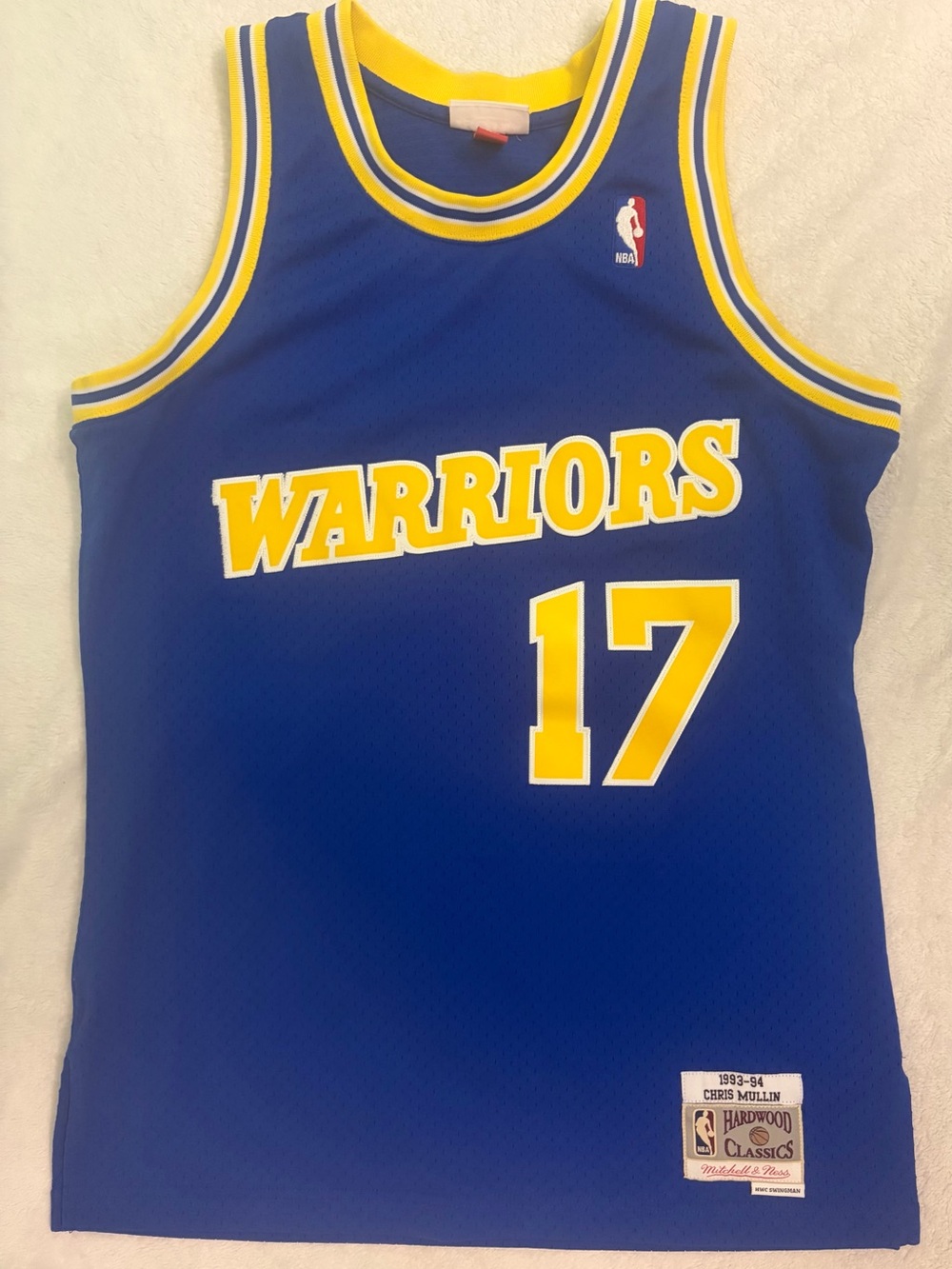 Kids Blue Mesh Apparel Label